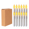 Load image into Gallery viewer, 12 Pack Flameless LED Taper Candles Party Home Decoration Floating Candles-Battery Powered_3