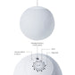 Remote Control Moon Lamp Bluetooth Speaker- USB Charging_10