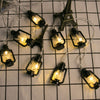 Kerosene Designed Outdoor Garden String Lamp-Solar Powered_8