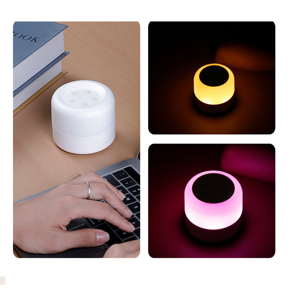 White Noise Machine with LED Lighting-USB Rechargeable_7