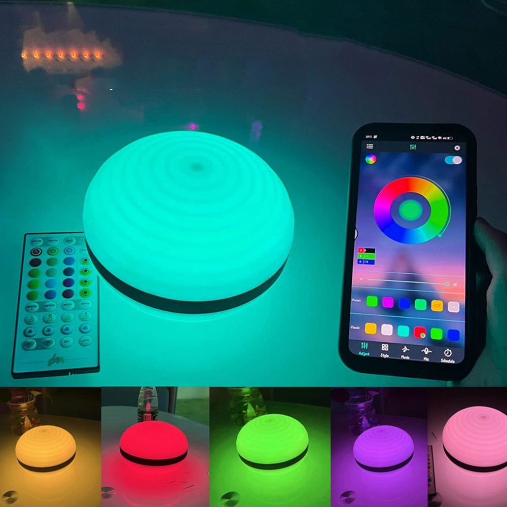 Remote Control Music Sync & RGB Color Saturn Night Lamp-USB Rechargeable_2