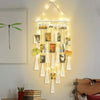 Load image into Gallery viewer, Hanging Photo Display Macramé with Light Wall Décor - Battery Powered_7