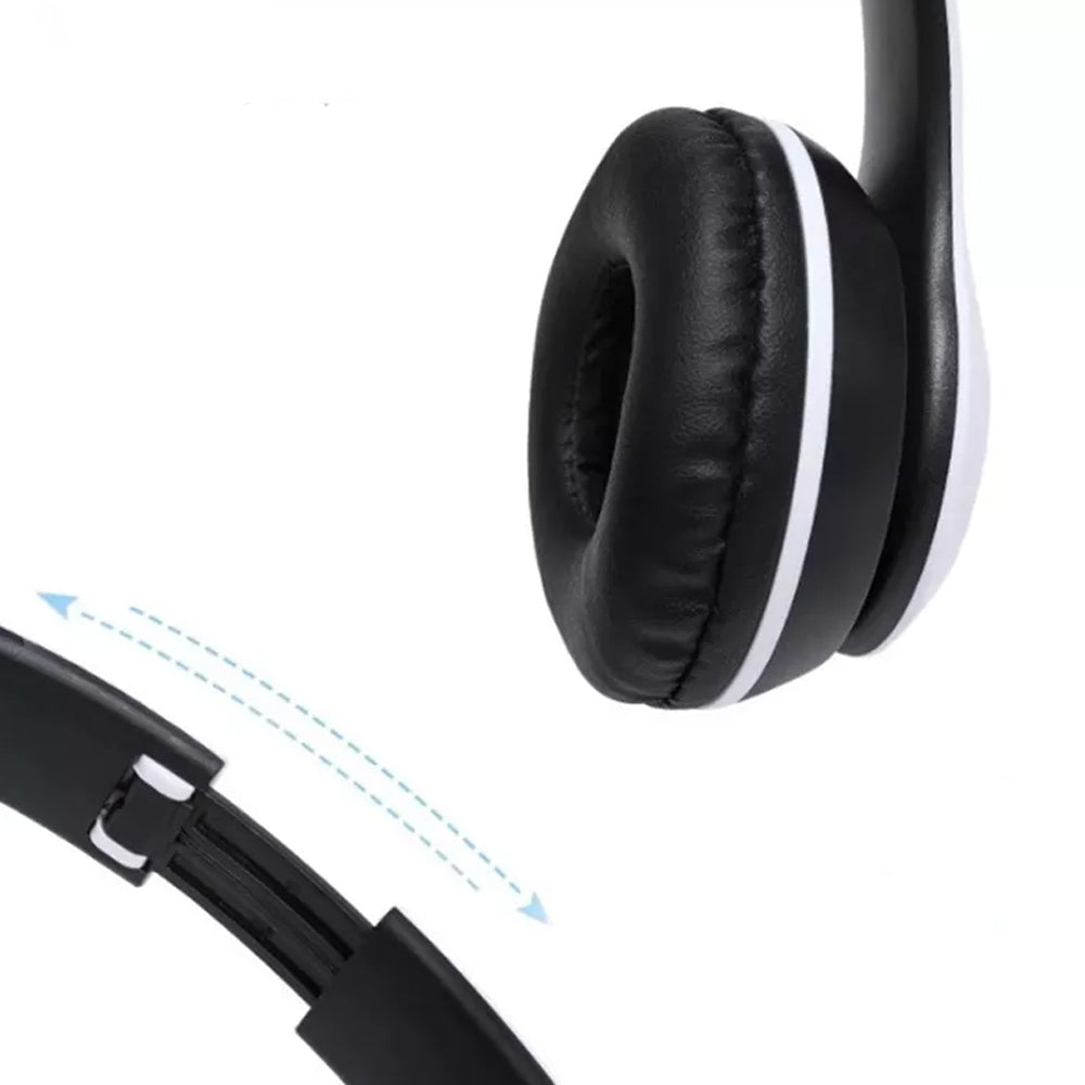 USB Rechargeable Over Ear Wireless Bluetooth Headphones_9