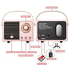 Retro Wireless Mini Bluetooth Speaker Vintage Décor for iPhone Android - USB Rechargeable_10