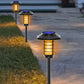 1/2 Pcs Solar Powered Outdoor Flickering Flame Pathway Torch Light_9