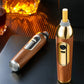 Walnut Wood Mini Car Cigarette Holder and Dust Free Ashtray-USB Rechargeable_2