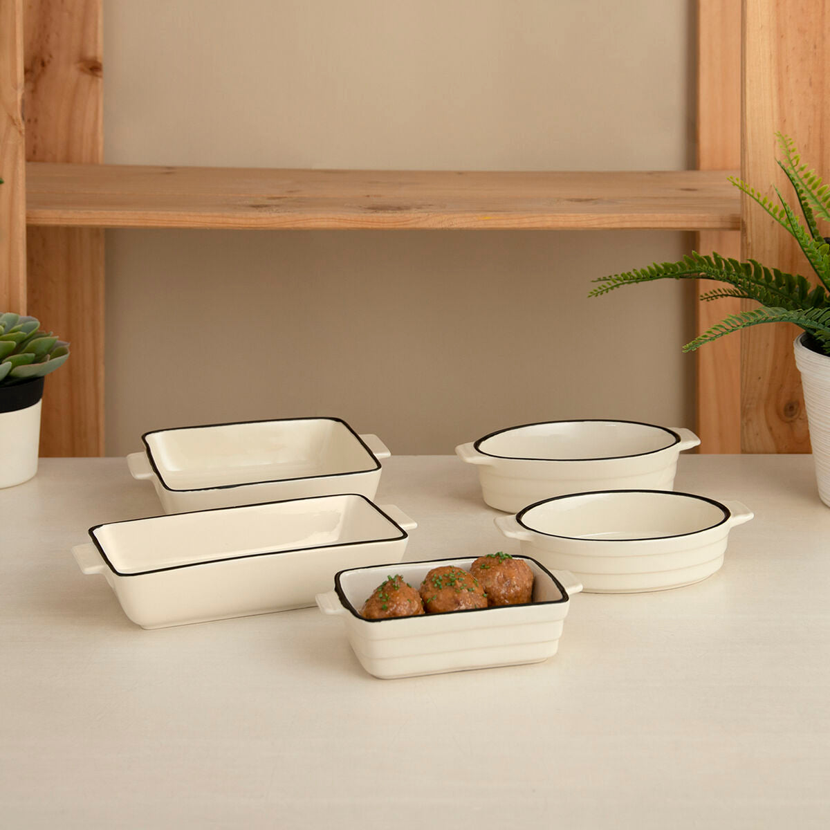Saucepan Quid Cocco Oval Ceramic White (18 x 11 x 4 cm) (Pack 12x)