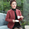 Load image into Gallery viewer, mom Autumn and winter clothes Cardigan loose coat Middle aged and old people have cash less than that is registered in the accounts Jacket sweater 50 year 60 middle age female thickening Put on your clothes