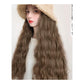 Wig female Long hair band Wig Hat one 2021 Autumn and winter fashion new pattern Curly hair water ripple Full headgear simulation