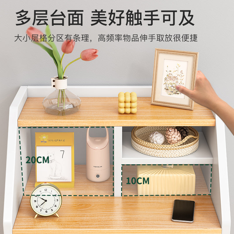 bedside cupboard small-scale The new Simplicity modern Storage cabinet originality Minimalism bedroom bedside Mini cabinet  Lockers