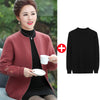 Load image into Gallery viewer, mom Autumn and winter clothes Cardigan loose coat Middle aged and old people have cash less than that is registered in the accounts Jacket sweater 50 year 60 middle age female thickening Put on your clothes