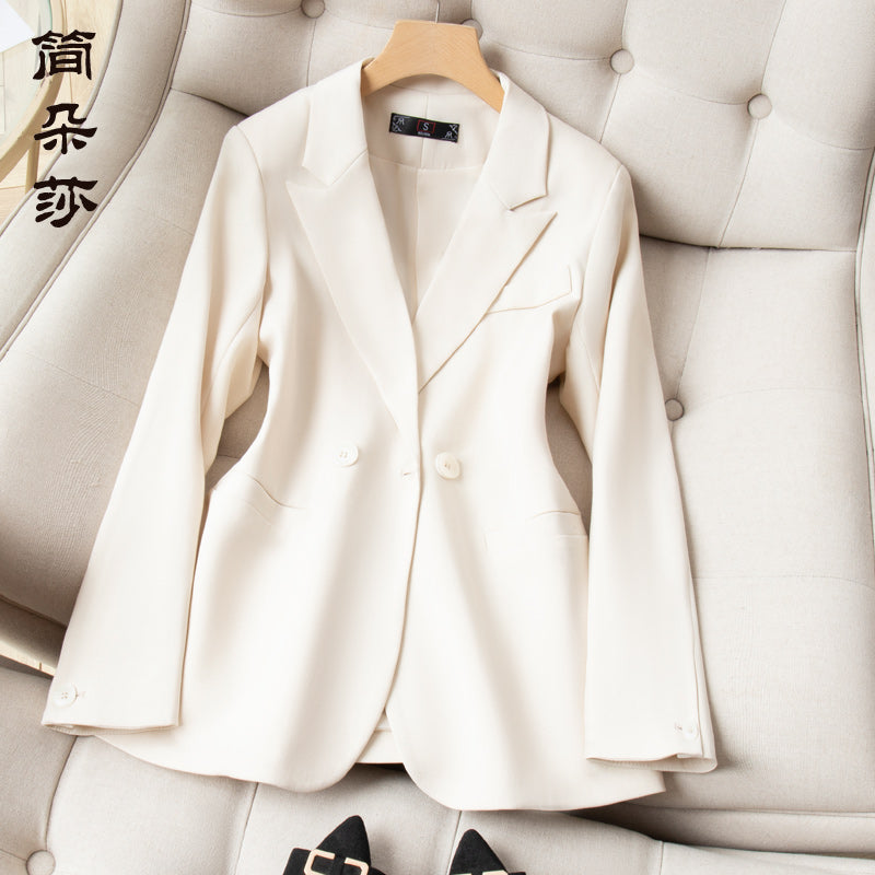 Advanced sense yellow suit loose coat female Spring and Autumn Leisure fashion have cash less than that is registered in the accounts fashionable Foreign style ma'am Blazer  jacket