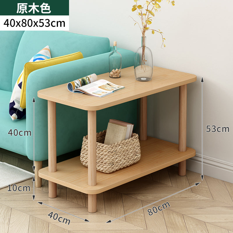 Small table household a living room tea table sofa How many sides bedroom renting house Bedside Shelf Economic type simple and easy tea table