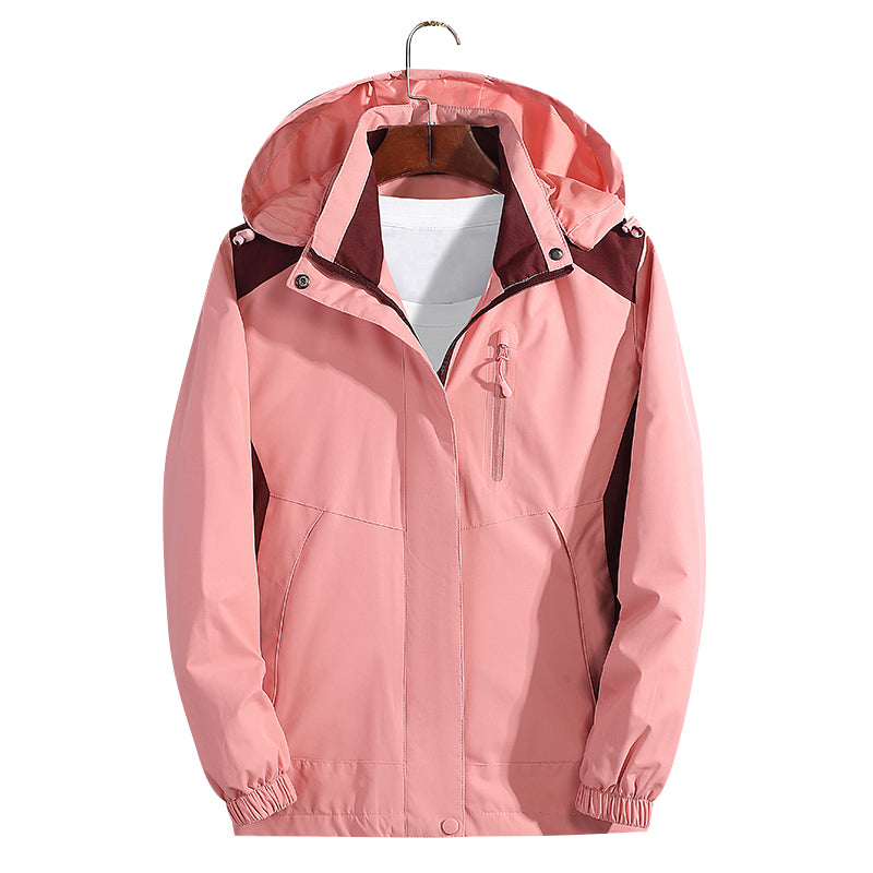 outdoors pizex male spring and autumn winter female loose coat monolayer Thin money Mountaineering waterproof Soft shell Windbreak motion Windbreaker