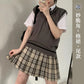 [ Ru Ru classmate orthodox JK uniform Plaid skirt ]   bugles    original Plaid skirt Pleated skirt female   Balance end