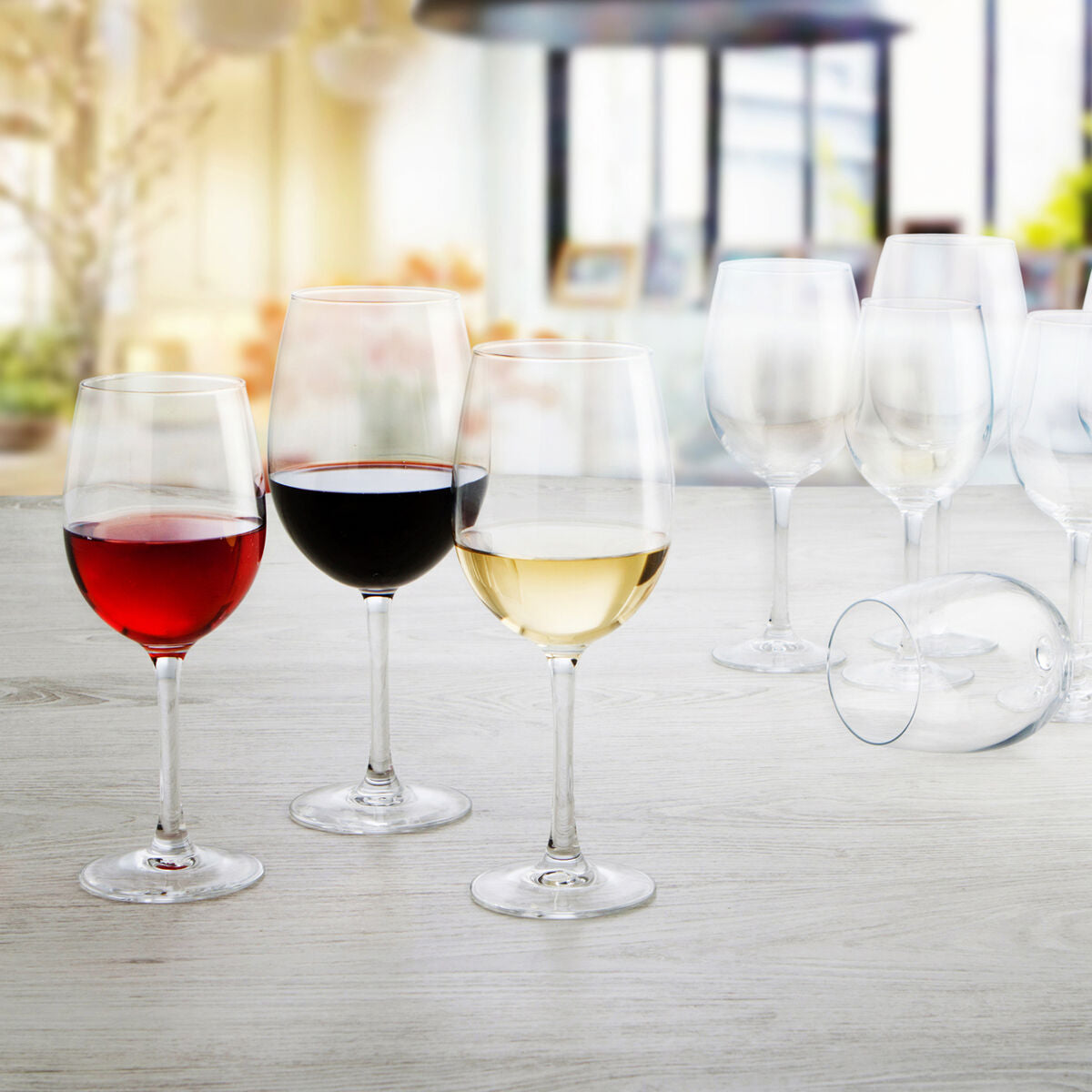 Wine glass Ebro Transparent 350 ml (6 Units)