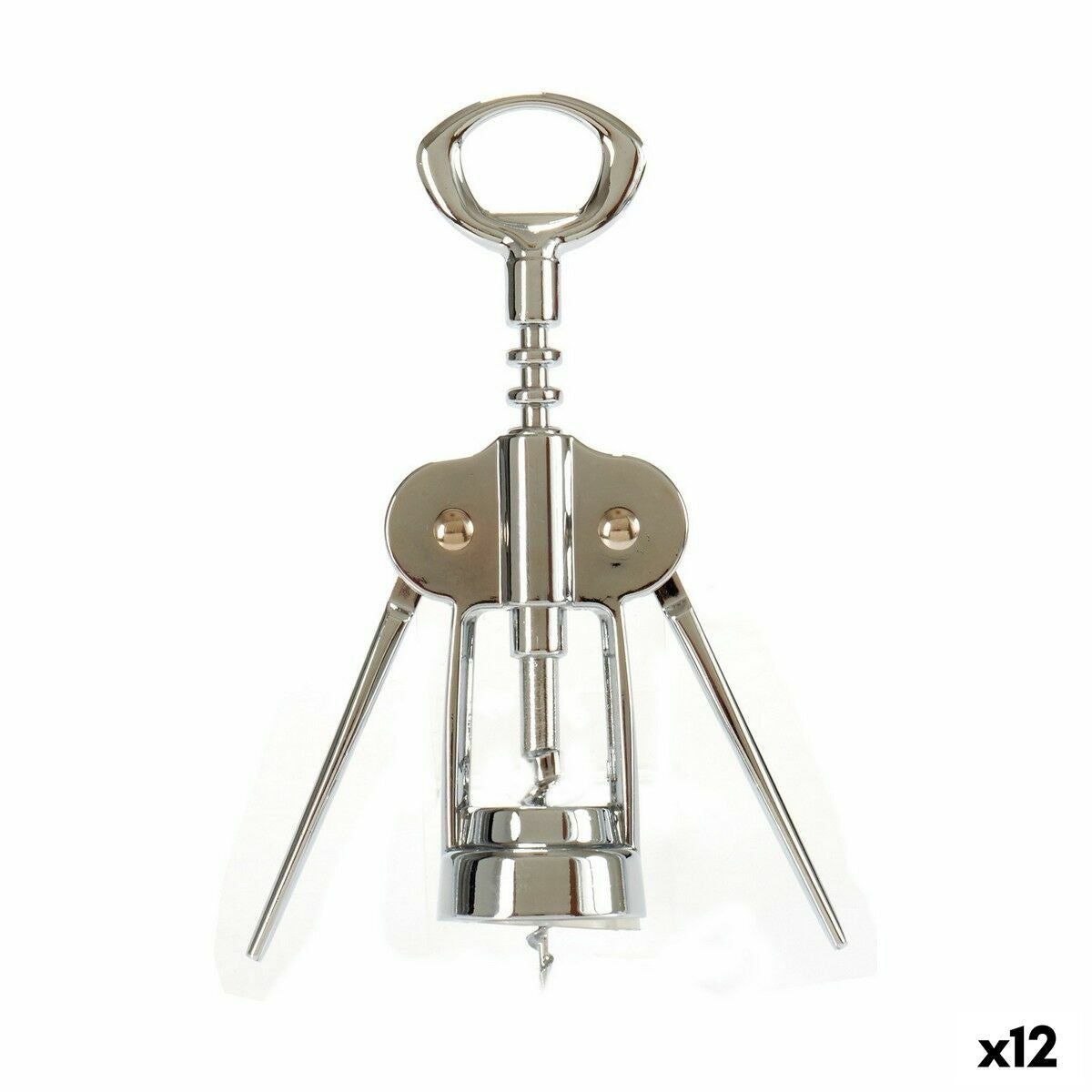 Corkscrew Metal 4 x 18 x 6 cm (12 Units)