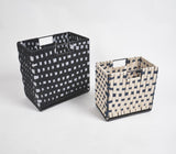 Monochrome Cotton Cord Baskets (Set of 2)