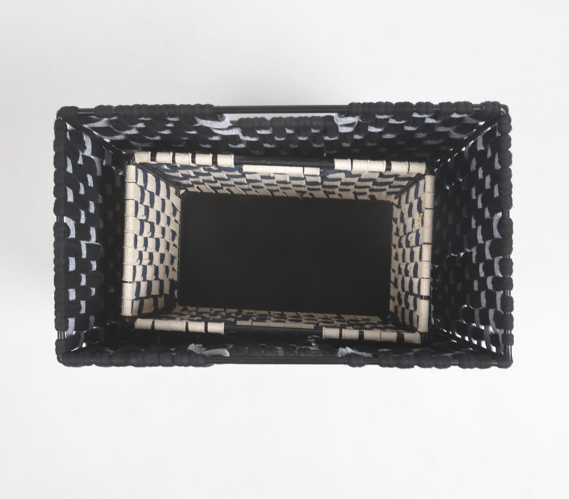 Monochrome Cotton Cord Baskets (Set of 2)